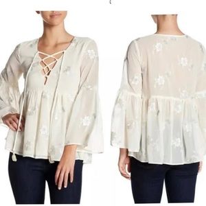 Show Me Your Mumu Poet Tie Top